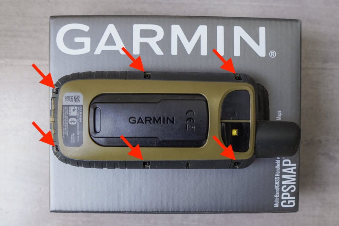 Garmin GPSmap 66sr Akku wechseln Anleitung und Praxistest